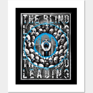 The Blind Leading The Blind - Blue Variant. Posters and Art